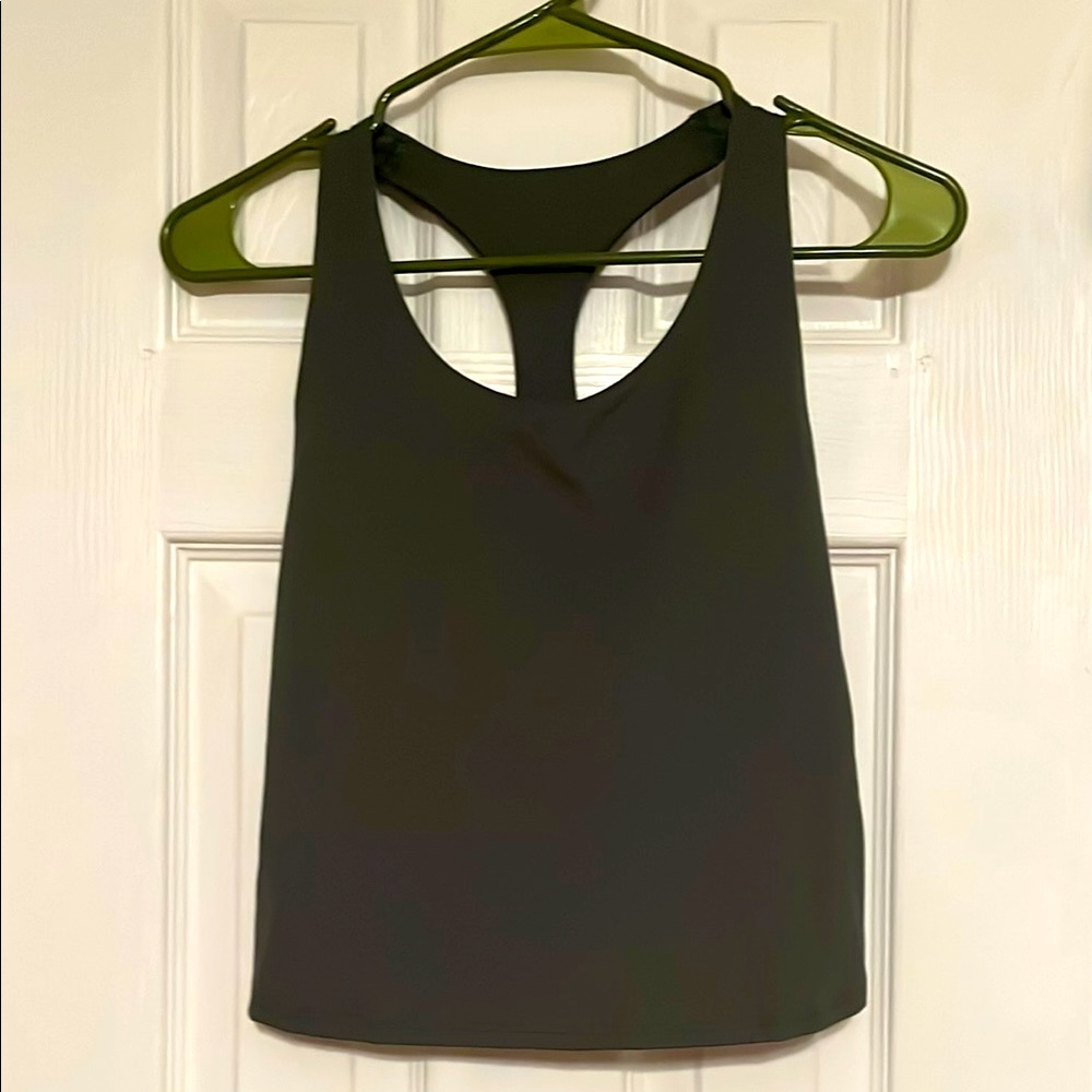 Old Navy Green Workout Top with Built-in Bra